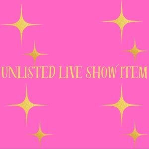 Unlisted items‎ for show $5